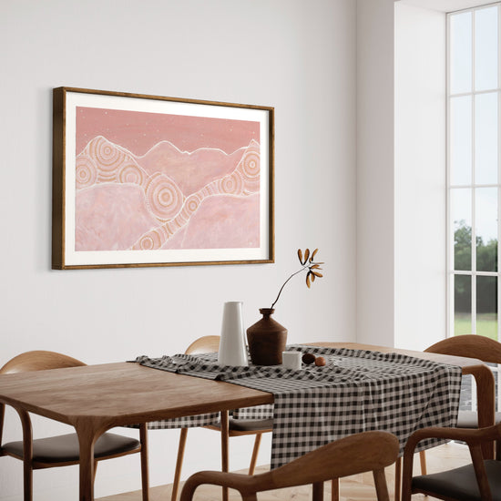 Strength of the mountain series | Aboriginal Art Print | By Sharon Robbie