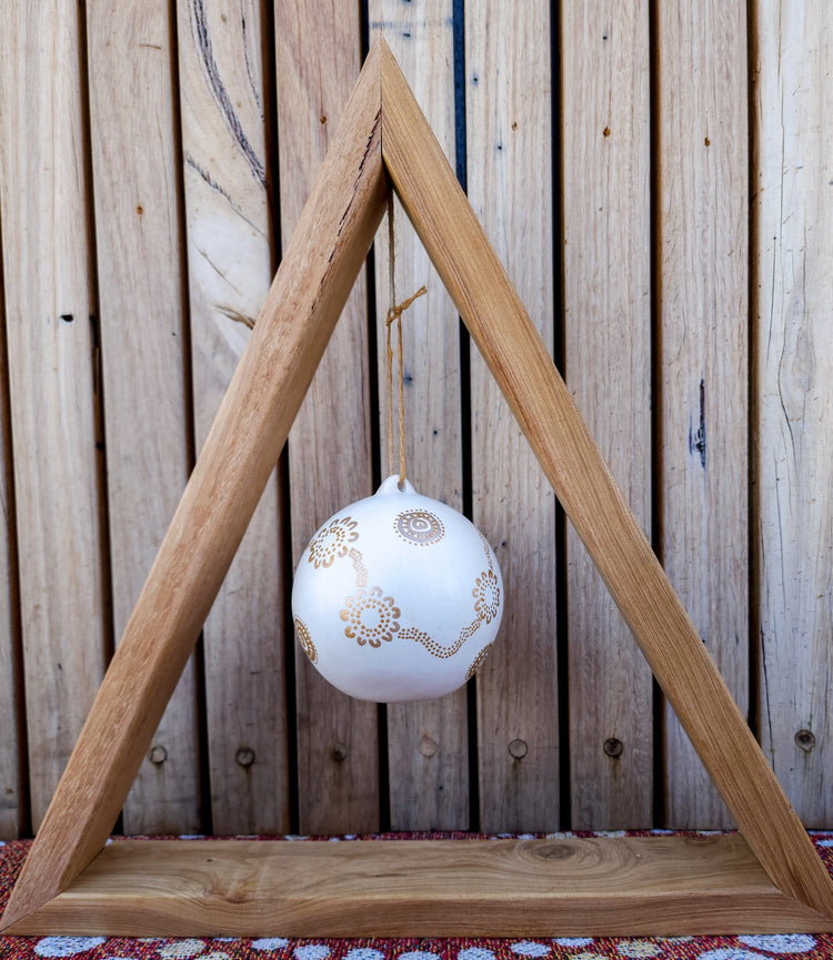 Indigenous Christmas Bauble - Single Krubi creative