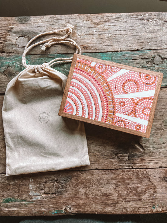 Light | Unique Aboriginal Art stone print | Sharon Robbie