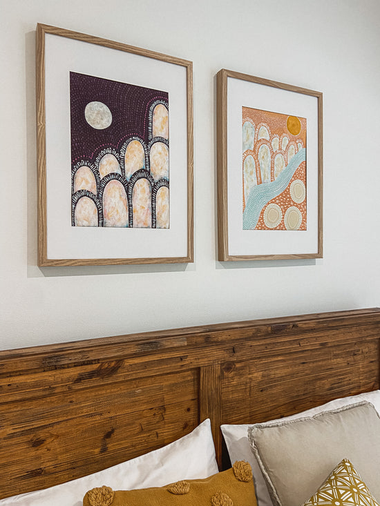 Set Of Two | Loving You Always | Limited edition | Aboriginal Art Prints | By Sharon Robbie (Trindall)