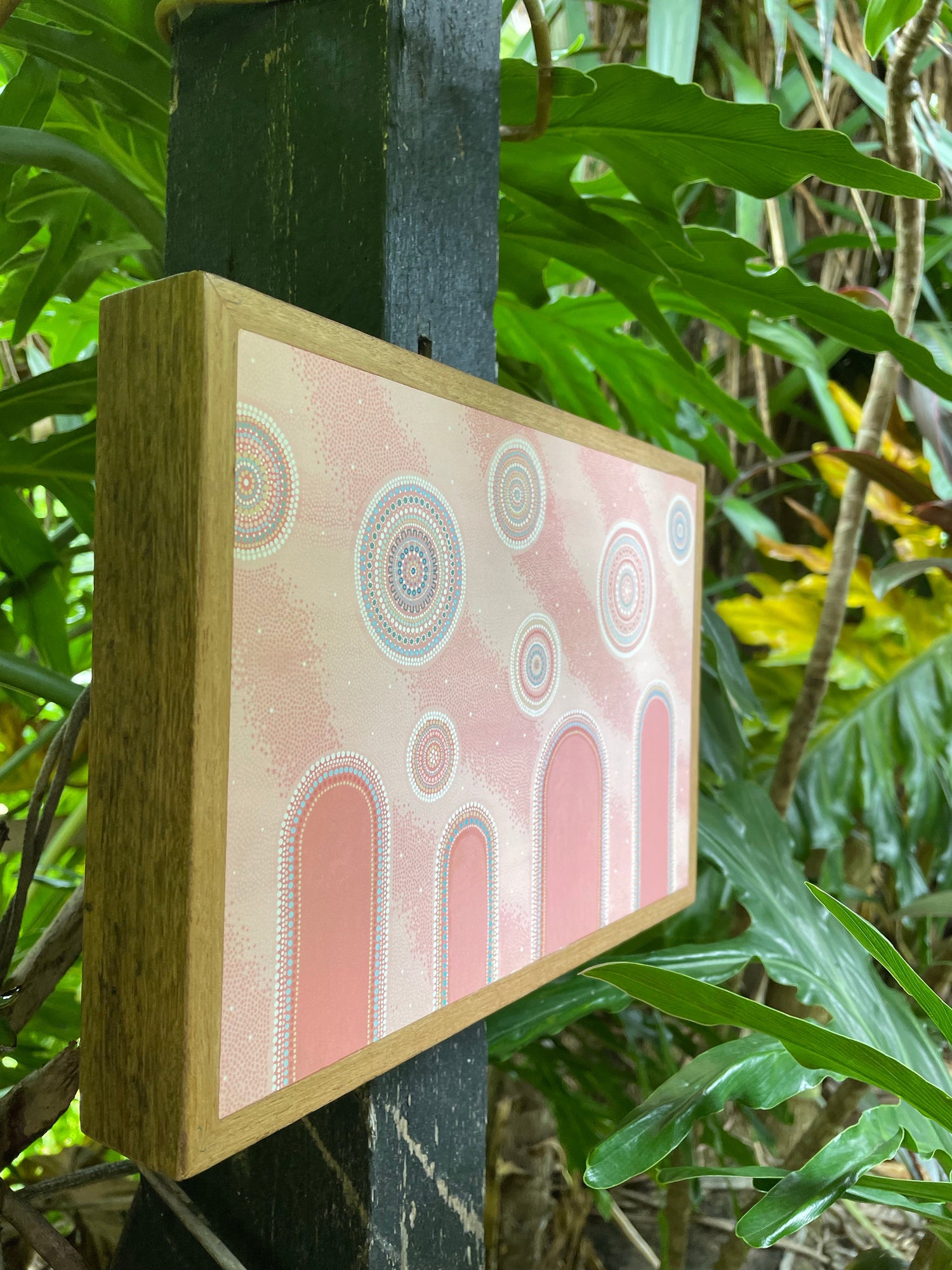 Connected in Love | Unique Aboriginal Art stone print Krubi creative
