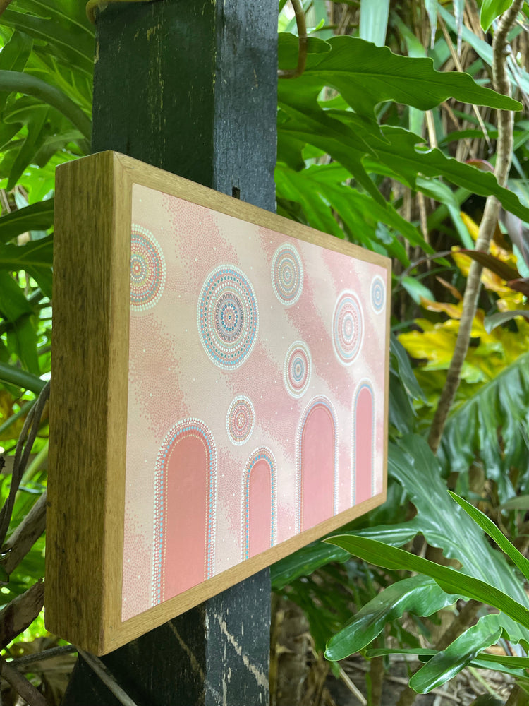 Connected in Love | Unique Aboriginal Art stone print Krubi creative
