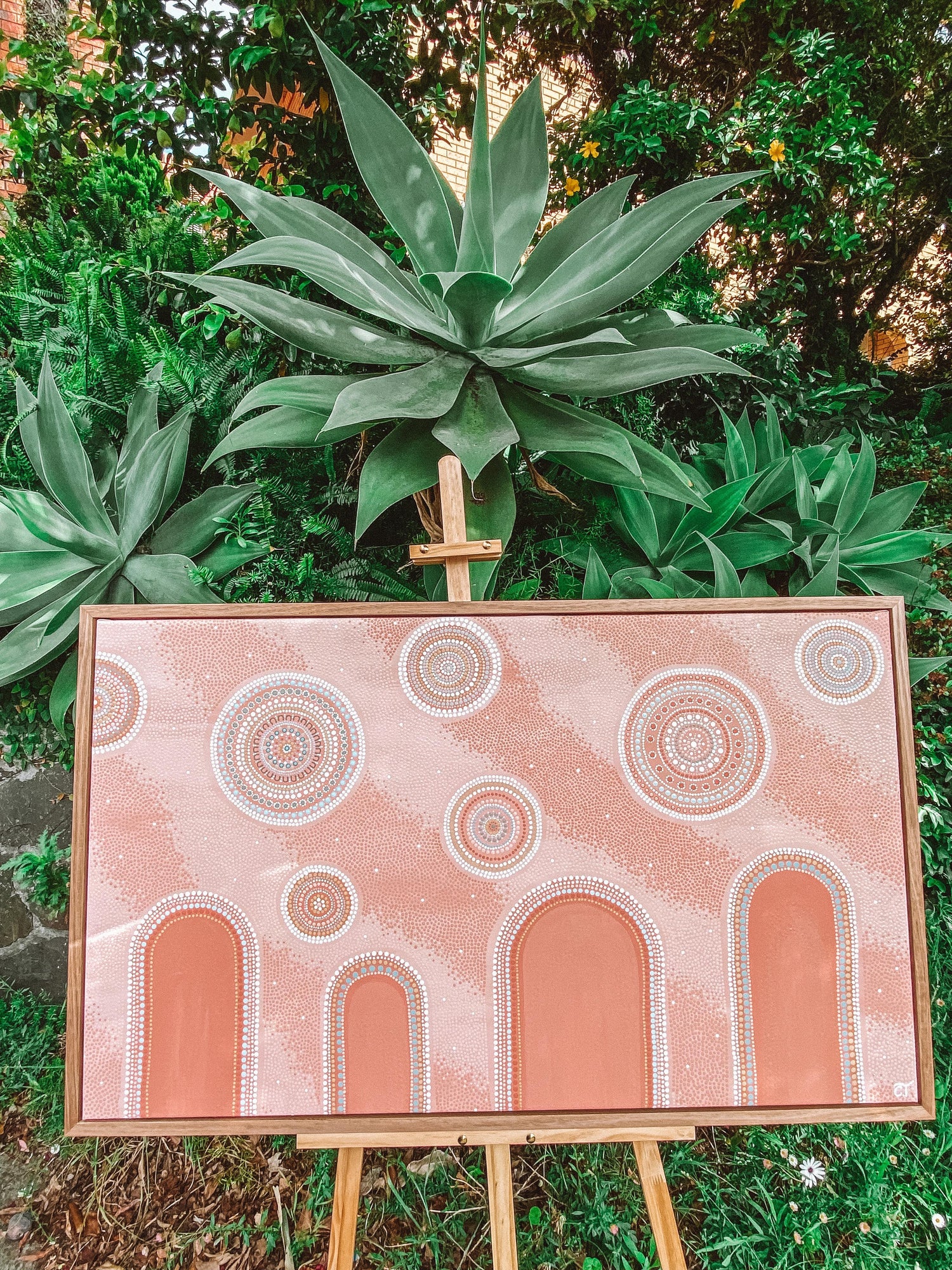 Connected in love | Limited edition - Aboriginal Art Prints | By Clara Trindall Krubi creative