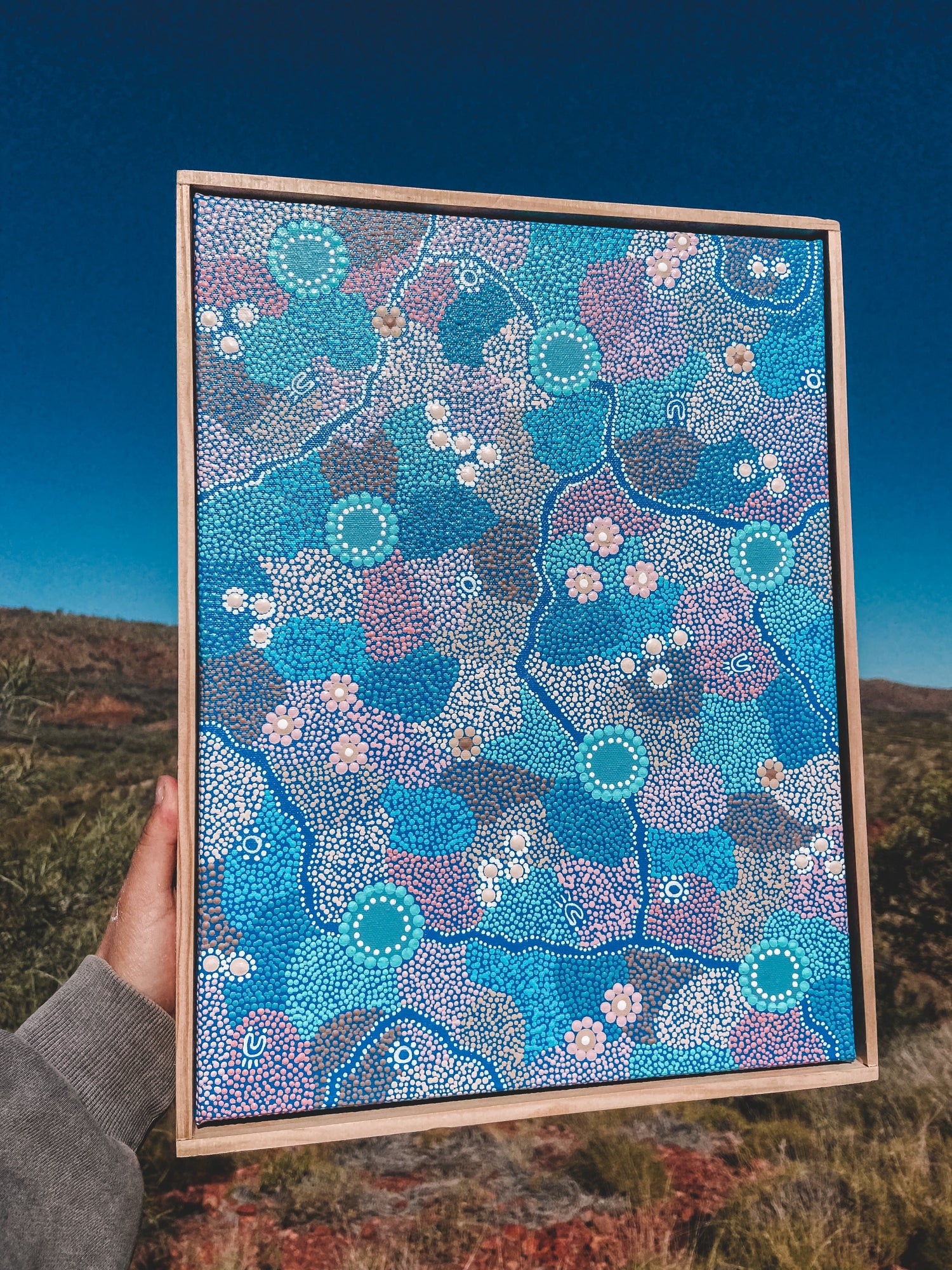 Follow the River - Original artwork - By Clara Trindall Krubi creative
