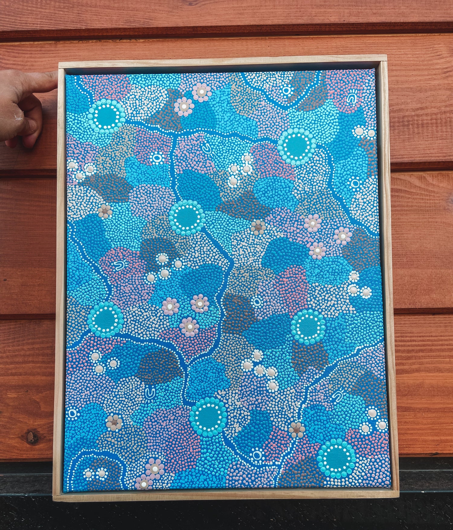 Follow the River - Original artwork - By Clara Trindall Krubi creative
