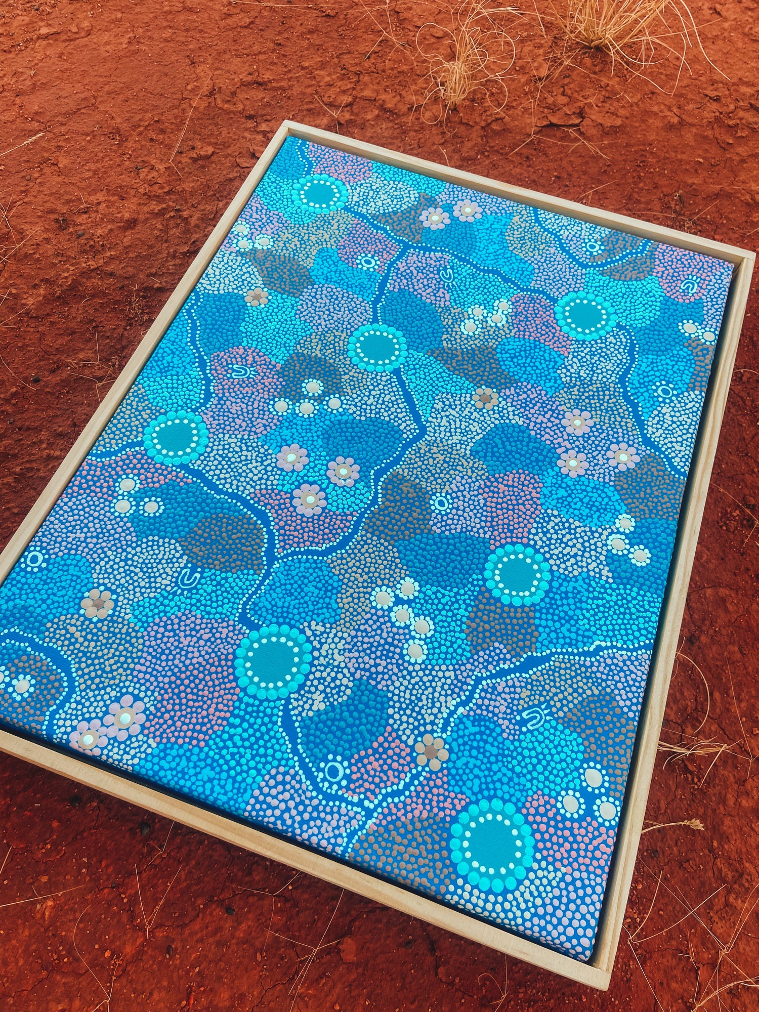 Follow the River - Original artwork - By Clara Trindall Krubi creative