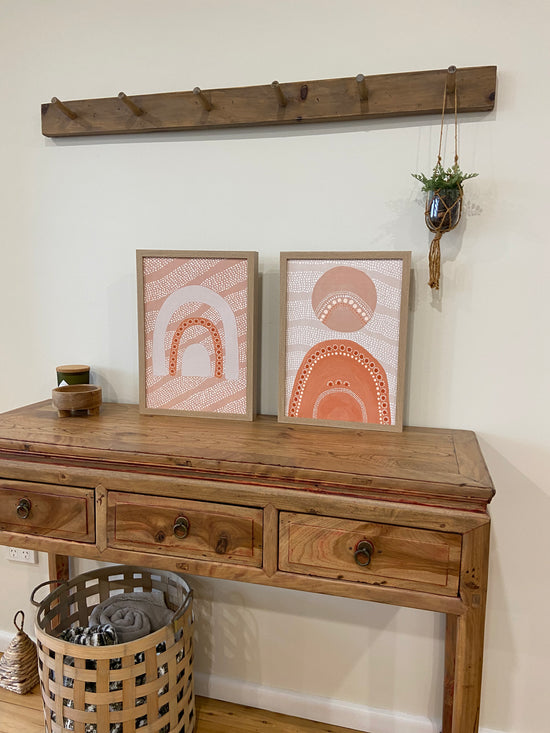 Set Of Two  |  A Parents love | Limited edition | Aboriginal Art Prints | By Emily Trindall