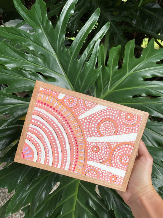 Light | Unique Aboriginal Art stone print | Sharon Robbie